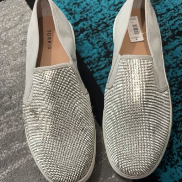 torrid Shoes - Torrid Silver/Rhinestone Casual Shoes